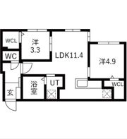 ラグランジュ円山の間取り画像