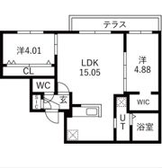 RD GRACE新札幌（アールディーグレイスシンサッポロ）の間取り画像