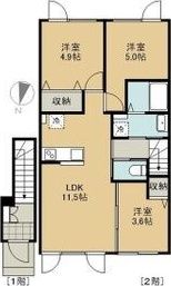 KAMS北22条の間取り画像