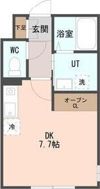 coffret（コフレ）西町北の間取り画像