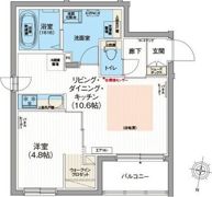 エフュート北円山の間取り画像