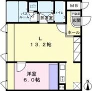 グランデュール旭ヶ丘の間取り画像