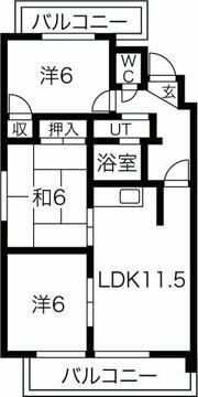 アートエリアSKの間取り画像