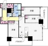 ザ・札幌タワーズ イーストタワーの間取り画像