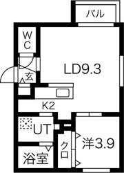 サクラブール宮の沢の間取り画像