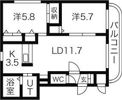 Blue Island ブルーアイランドの間取り画像