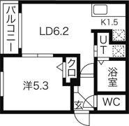 Vie d’ Or 平岸の間取り画像