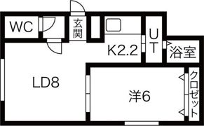 クレセールN18の間取り画像