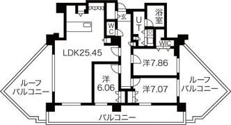 パシフィックタワー札幌の間取り画像