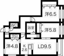 フィオラノセレッソの間取り画像
