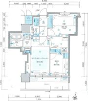 プレシス知事公館前WESTの間取り画像