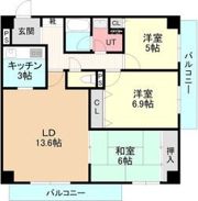 デラシオン協和IIIの間取り画像