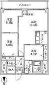 円山パークハイツの間取り画像