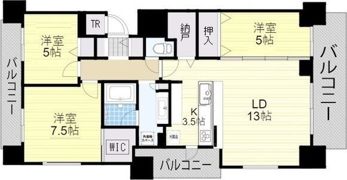 ブランズ円山北6条の間取り画像