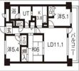 パークノヴァ北円山の間取り画像