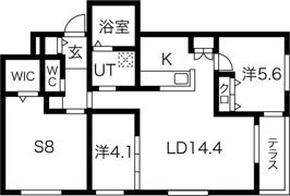 RESIDENCE SHINMEI 麻生の間取り画像