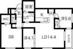 RESIDENCE SHINMEI 麻生の間取り画像