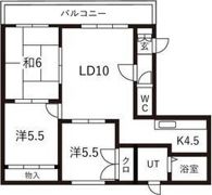 楡弐番館の間取り画像