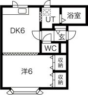 ウイングAの間取り画像