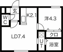 カレラ麻生の間取り画像