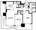 ブランズタワー札幌の間取り画像