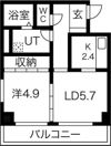 ホープ北21の間取り画像