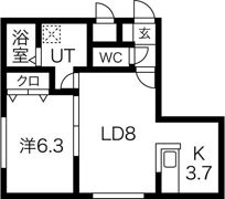 リバーフォレスト豊平の間取り画像