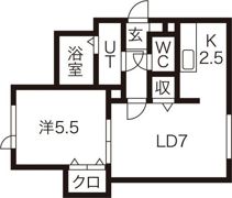 グランクレールの間取り画像