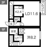 アジュールの間取り画像