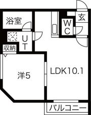 オルセー厚別中央VIの間取り画像