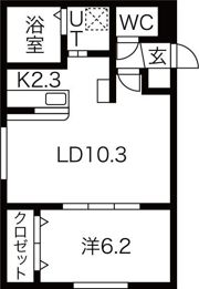 アイメゾン弐番館の間取り画像