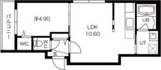 aoakua円山N4の間取り画像