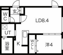 Pino kitamaruyamaの間取り画像