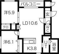 サンファミリエの間取り画像