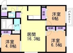 NORTH SEA ROADの間取り画像