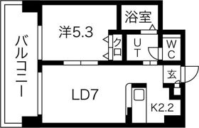 レヂデンス山鼻の間取り画像