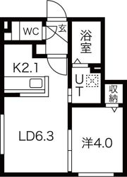 Casa Bianca札幌駅西口の間取り画像