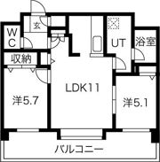ウエストヒルコートIIの間取り画像