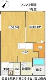ALESTA福住の間取り画像