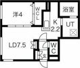 アルファスクエア琴似1条の間取り画像