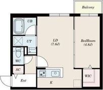 S-RESIDENCE東札幌azureの間取り画像