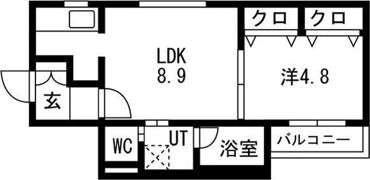 プライムスクエア琴似の間取り画像