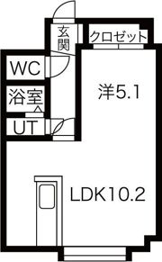 カリス南郷の間取り画像