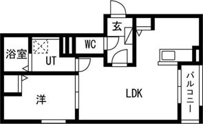 La vita comodo sapporo 「ラ ヴィータの間取り画像