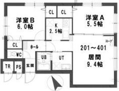グランメールプリエの間取り画像