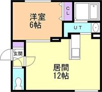 Royal Oak中島公園1の間取り画像