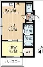 Fortune Terrace平岸の間取り画像