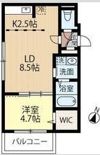 Fortune Terrace平岸の間取り画像