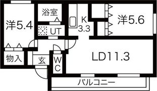 ピアジュ宮の森の間取り画像