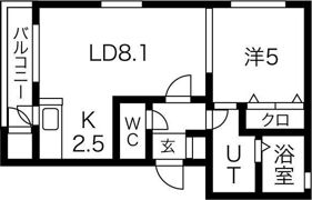パレット中の島の間取り画像